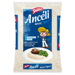 arroz polido tipo 1 solito anceli pacote 5kg