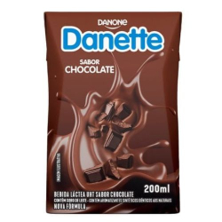 bebida lactea danette sabor chocolate 200ml