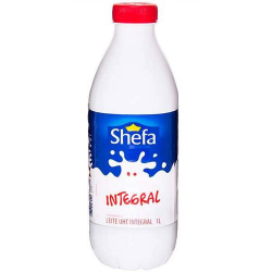 leite shefa 1l garrafa integral