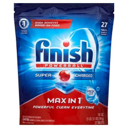 detergente em po para maquina de lavar louca finish powerball 235.3g