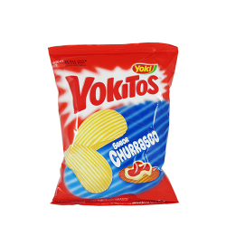 salgadinho yokitos batata ondulada sabor churrasco 45g