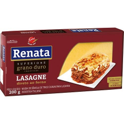 massa p/lasanha renata 200g superi.