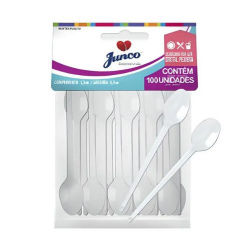 colherz. desc.p/cafe junco cristal peq.100un