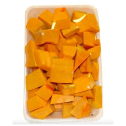 abobora cabotia picada - bandeja 400g