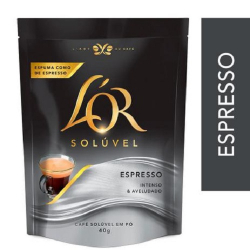 cafe soluvel em po espresso l`or sache 40g