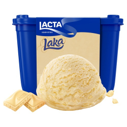 sorvete lacta 1,5l laka choc. branco