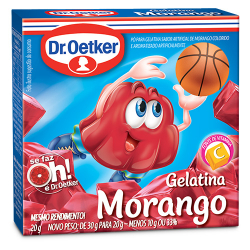 gelatina dr. oetker morango 20g