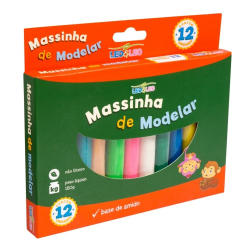 massinha de modelar leo & leo 12 cores