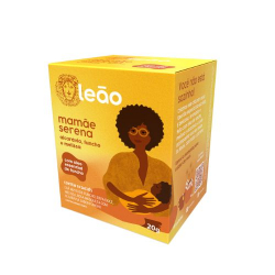 cha leao 20g c/10 mamae serena alcaravia, funcho e melissa