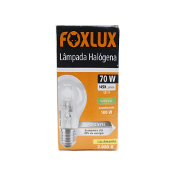 lampada foxlux halogena cl.70wx127v