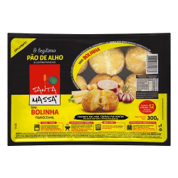 pao alho bolinha santa massar tradicional