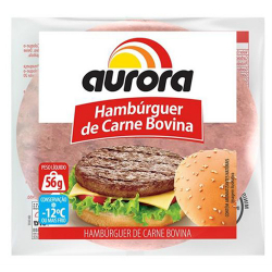 hamburguer aurora bovino pa 56g