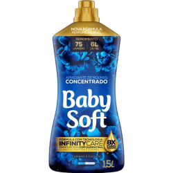 amaciante baby soft concentrado 1,5l carinho azul
