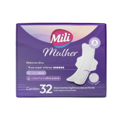 abs.mili mulher noturn ultra c/abas c/32