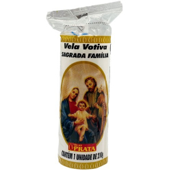 vela sagrada familia prata