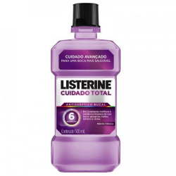 antisseptico bucal listerine cuidado total 6 500ml