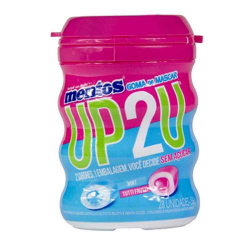 chiclete mentos up 2u menta e tutti frutti 28 unidades