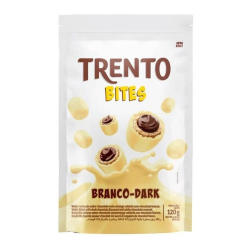 choc.trento bites 120g branco dark