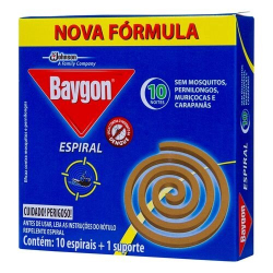 inseticida baygon espiral com 10 unidades