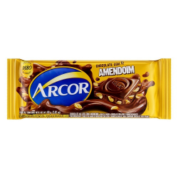 chocolate arcor amendoim 80g