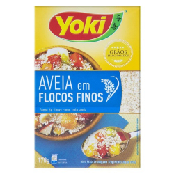aveia em flocos yoki finos 170g