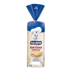 pao de forma pullman 450g sem casca