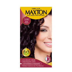 tintura maxton kit pratico vermelhos 3.66 acaju purpura