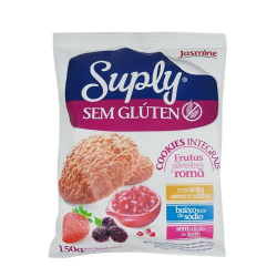 biscoito cookies jasmine frutas silvestres e roma sem gluten 120g