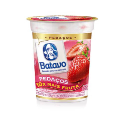 iogurte batavo pedacos morango 100g