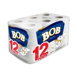 papel higienico bob folha dupla 30 metros 12 unidades