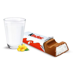 kinder chocolate recheio ao leite 50g