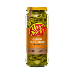 azeitonas verdes vale fertil fatiadas 180g