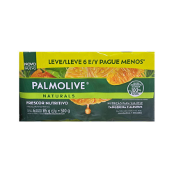 sabonete palmolive 85g lv6 pg menos frescor nutritivo
