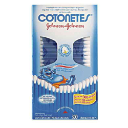 cotonetes johnson`s com 300 unidades