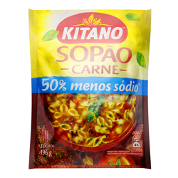 sopao kitano carne com macarrao e legumes 196g