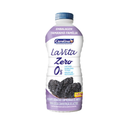 iogurte carolina 1250g la vita zero ameixa