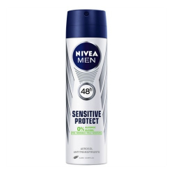 desodorante nivea for men sensitive protect aerosol 150ml