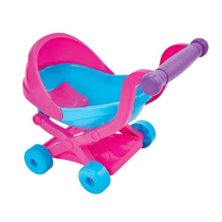 brinq. carrinho boneca baby line bs toys