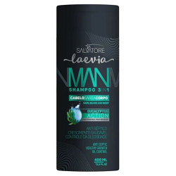 shampoo laevia 3x1 eucalyptus action 400ml
