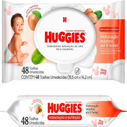 toalhas umed. huggies c/48 supreme