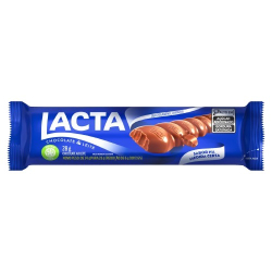 choc. barra lacta 28g ao leite