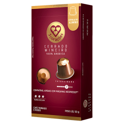 cafe 3 corecoes capsula 50g cerrado mineiro