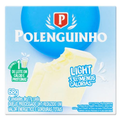 queijo polenguinho light com 4 unidades 68gr