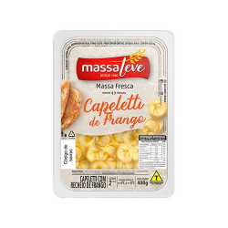 capeletti massa leve 400g frango