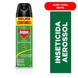 inseticida aerosol baygon acao total 360ml