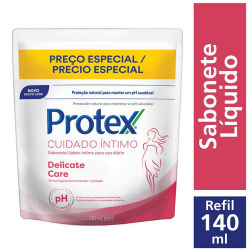 sabonete liquido protex intimo 140ml delicate