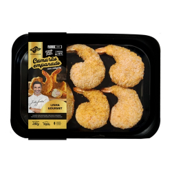 camarao mar e rio empanado 350g recheado c/catupiry