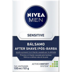 creme nivea apos barba balsamo sensitive 100g
