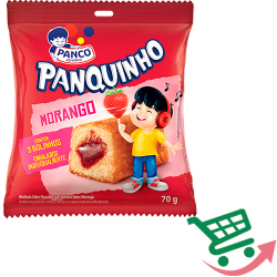mini bolo panco de morango 70gr