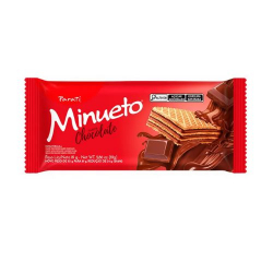 biscoito parati minueto wafer 81g chocolate